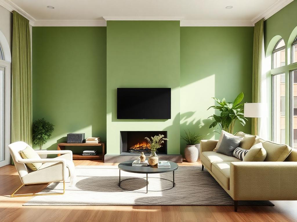 salon vert sauge